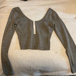 Women’s lululemon align crop long sleeve shirt